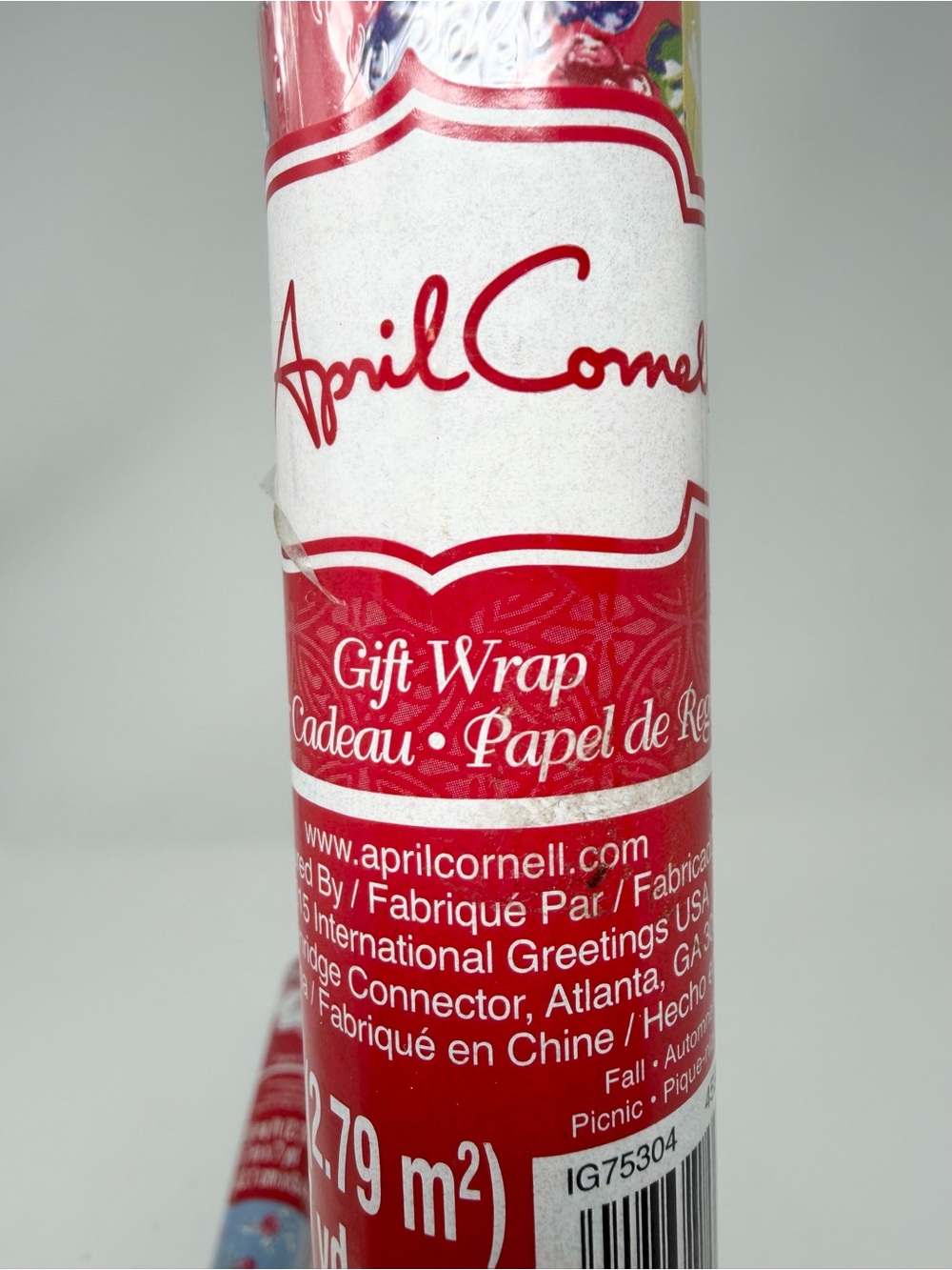 NWT April Cornell Floral Gift Wrap Rolls in Floral and Fruit Patterns - Picture 6 of 6